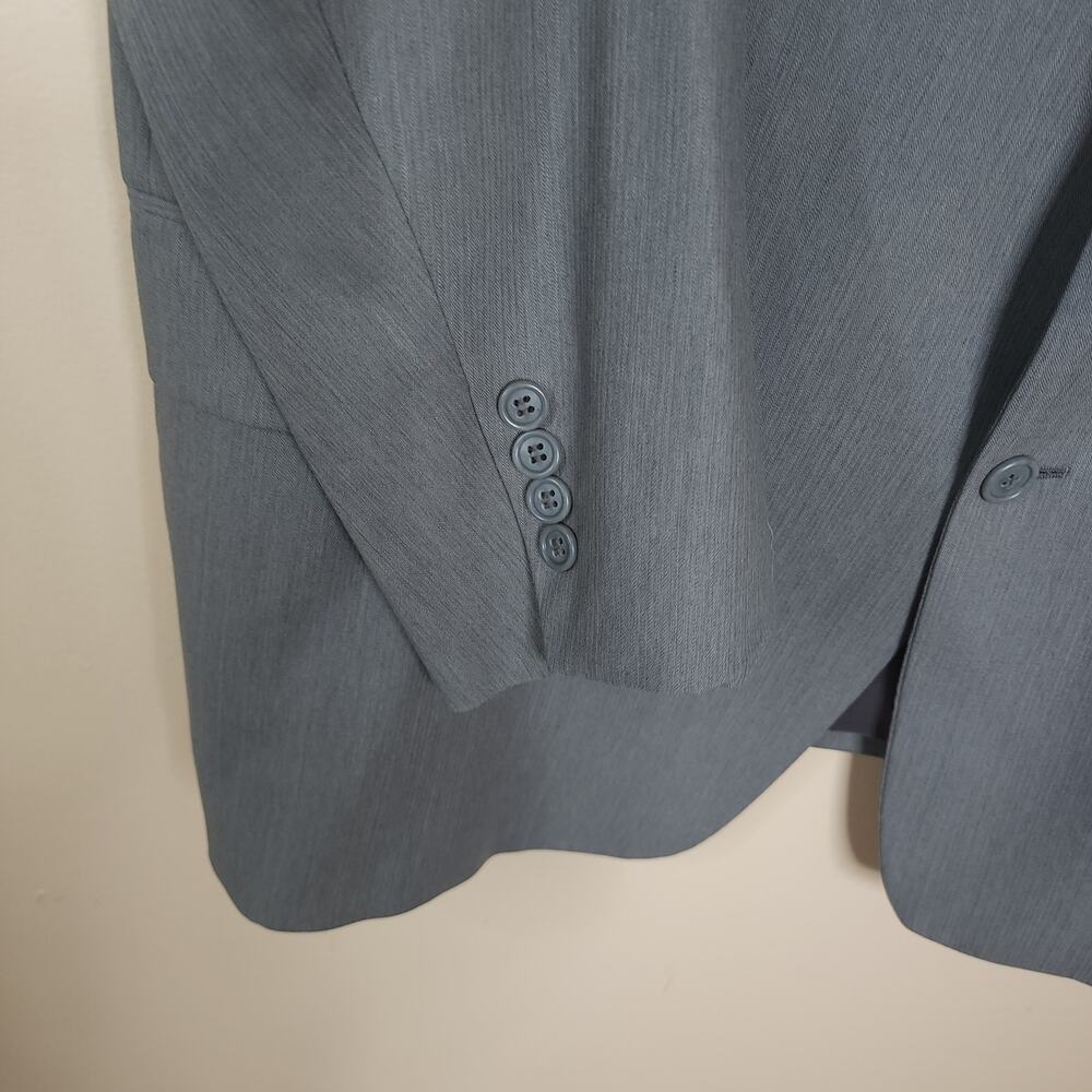 Daniel Hechter Gray Three Button Wool Blazer Size… - image 6
